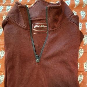 Red Eddie Bauer Quarter Zip 🤩
